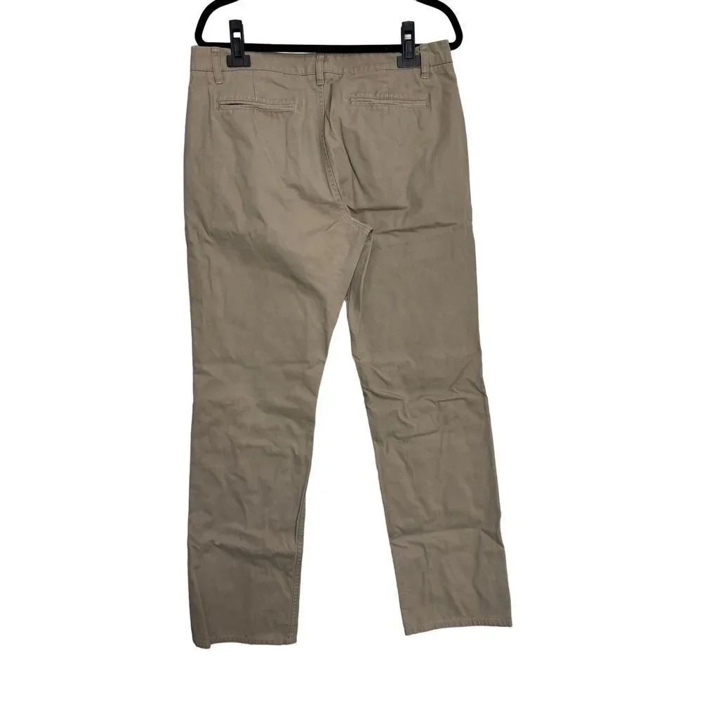 Bonobos Pants Mens Size 34 Khaki Straight Leg‎ Casual Chino Cotton Pants